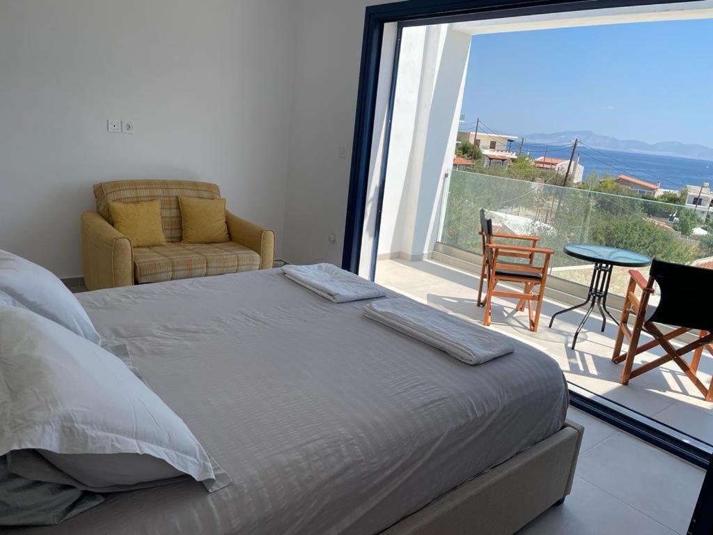 Souvala /Aegina. Excellent Location Luxury Villa. Vathí Buitenkant foto