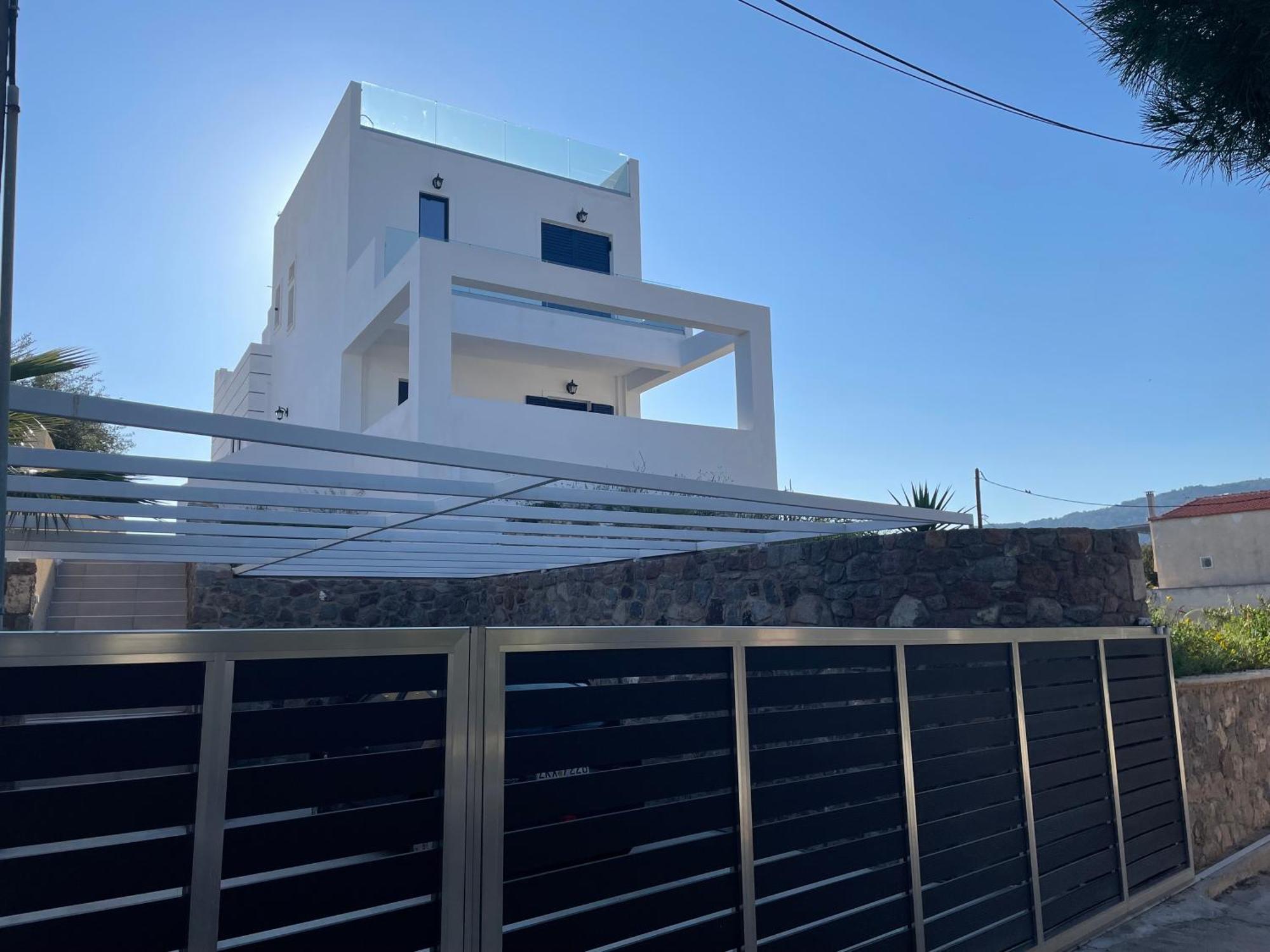 Souvala /Aegina. Excellent Location Luxury Villa. Vathí Buitenkant foto